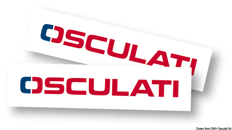 Autocollant Logo Osculati horizontal 160x17 cm découpé – Image 2