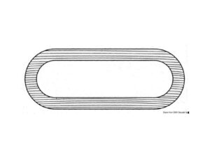 Cadre teck x porte-objet