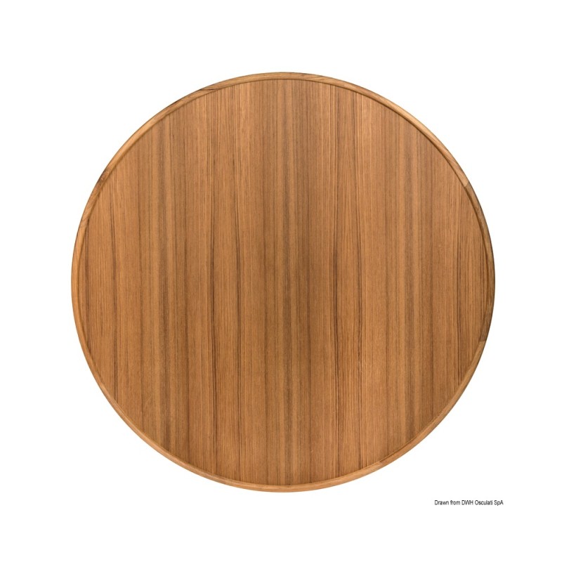 Plans de table teck ARC Ø 80 cm