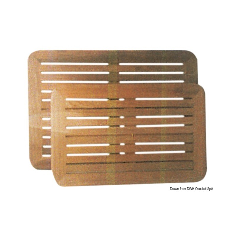 Plans de table teck 45x70 cm