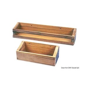 Porte-objet en teck 335x64x75 mm
