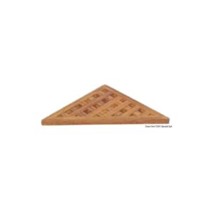 Caillebotis triangulaire teck 250x250x17 mm