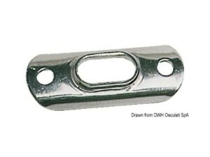 Platine inox emb. en T 8/10 mm