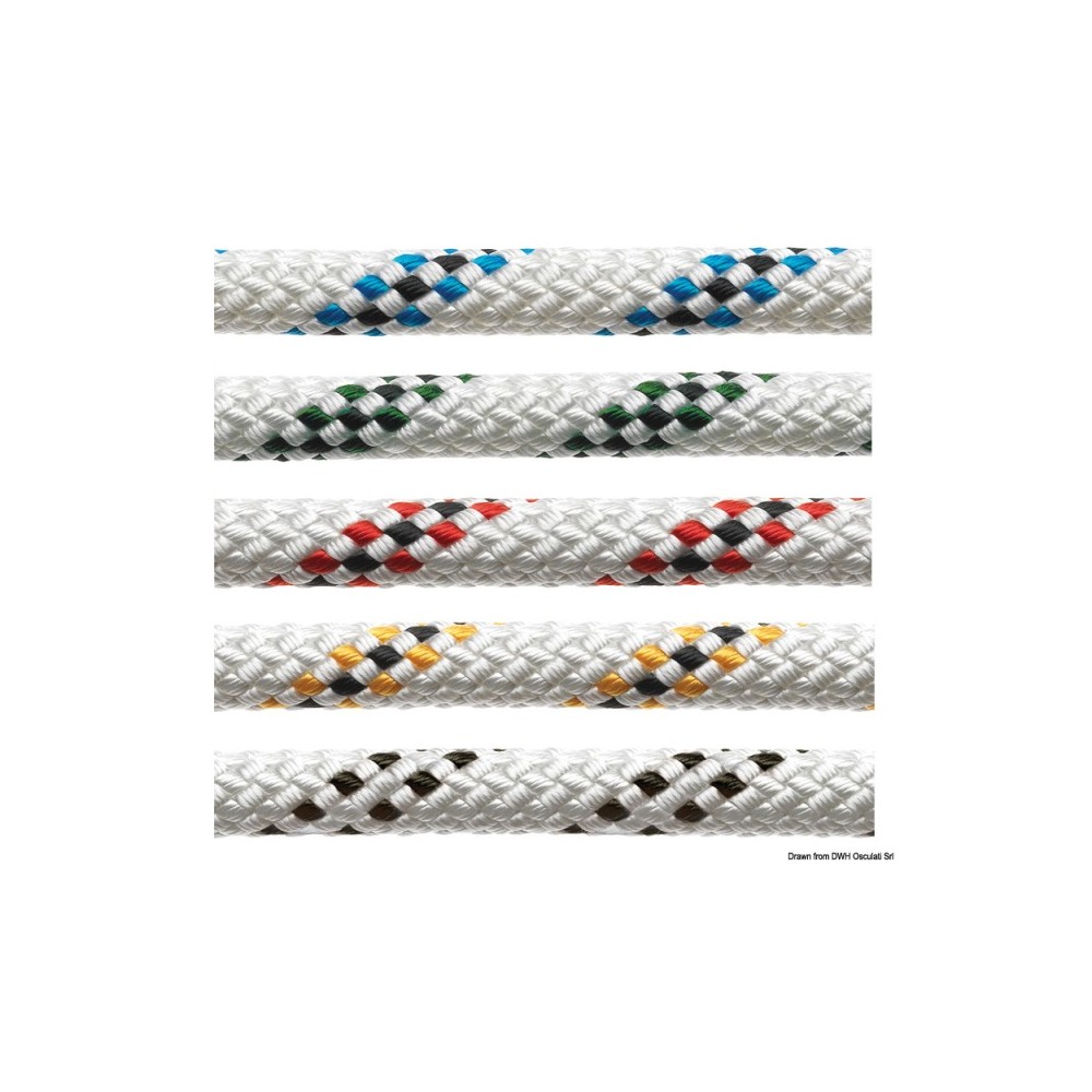 Bout Marlow Marlowbraid bleu avec témoin 6 mm