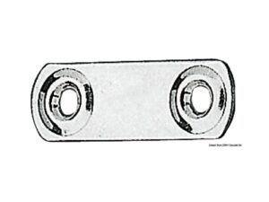 Platine pour fixer sangles 50 x 16 mm