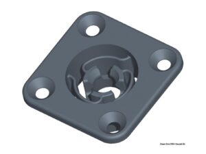 Clip auto-alignant trou 25 mm Delahousse Quick-Fit