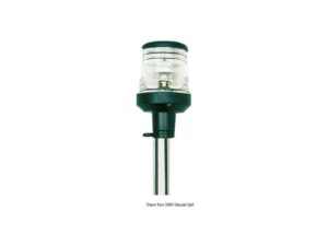Hampe 360° à led avec feu 30° noir 60 cm