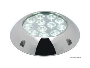 Projecteur sous-marine avec 12 LED blanc avec goujons
