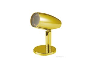 Spot LED articulé en laiton chromé