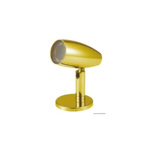Spot articulé Laguna laiton satiné et nickel 65lux