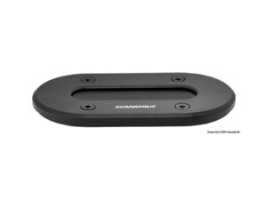Presse-étoupe aluminium noir Low Profile Ø 2/8mm