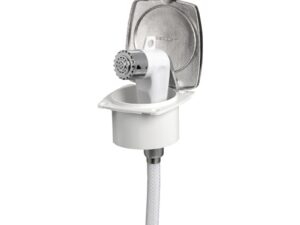 Boîtier douche inox New Edge tuyau