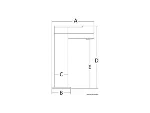 Robinet lavabo bas Square