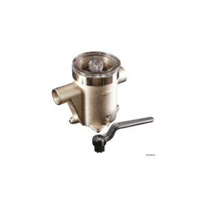 Filtre purificatio eau en laiton nickelé 1"1/4
