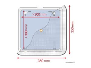 Moustiquaire 350 x 350 mm