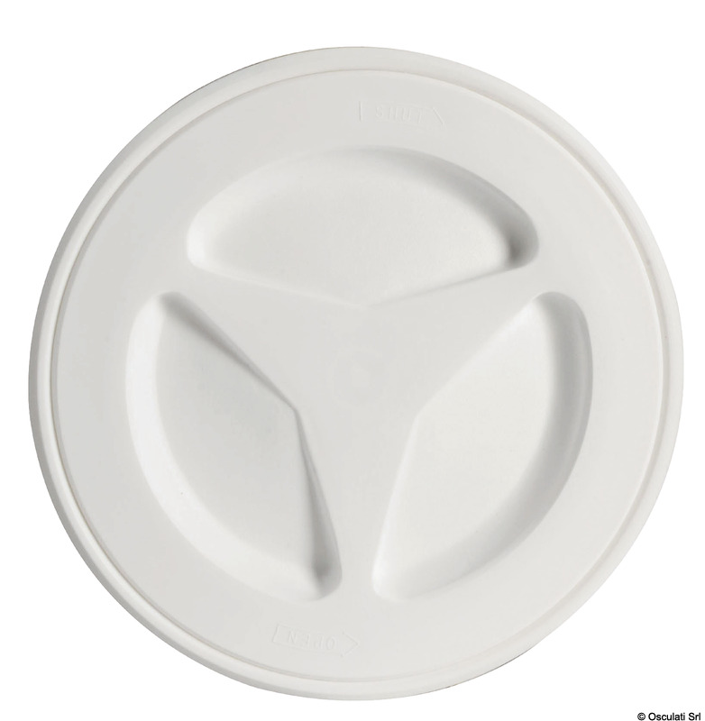 Bouchon inspection polypropylène blanc 135 mm – Image 3