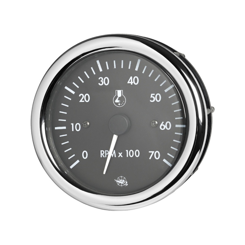 Compte-tours Guardian 2/4 temps noir compteur 12 V