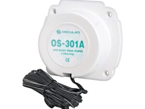 Enceintes noires 2 voies 50W