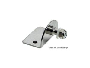 Plaque 90° goupille fileté 8 mm Acier