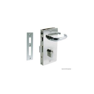 Serrure YALE gauche laiton ch