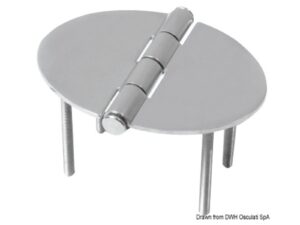 Charnière inox 56x78 2mm gou