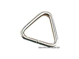 Anneau triangulaire 6x50 mm