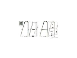 Chandelier AISI 316 mod. réglementaire ORC 625 mm