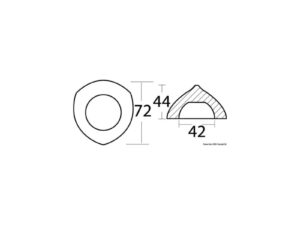 Anode compatibles avec les hélices Max-Prop 25/28 mm