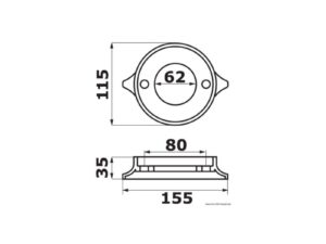 Anode collier aluminium Volvo 280/290