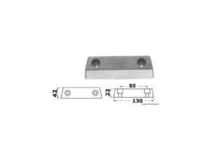 Anode base aluminium Duo Prop 852835-8