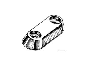 Anode oval type Vetus aluminium 25 mm 10,5 mm