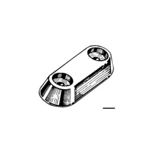 Anode aluminium oval Vetus 390 g