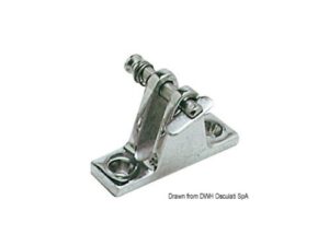 Support fourche 90° goupille débrochable Ø 20-25mm