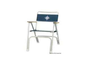 Chaise pliante Beach bleu navy