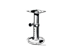 Pied de table aluminium anodisé 70 cm