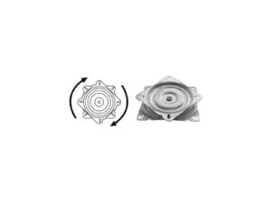 Base girevole frizionata per sedile 192x192 mm