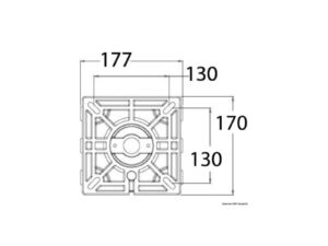 Support siège WAVERIDER avec amortisseur 340/450mm