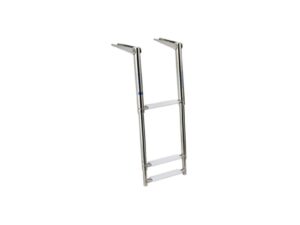 Echelle télescopique étroite AISI316 2 marches