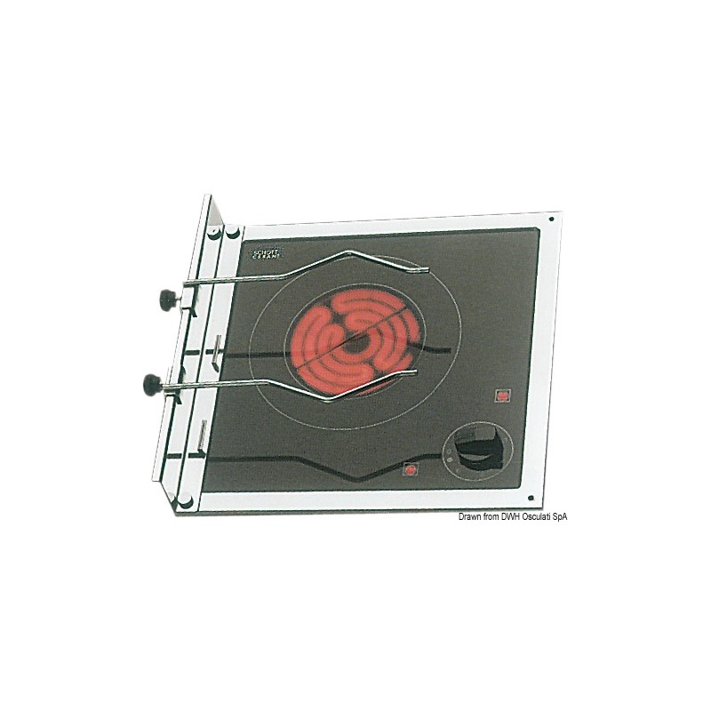 Plan cuisson électrique vitrocéramique 1 feu