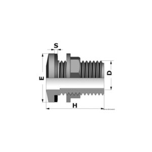 Embout avec écrou 3/4"