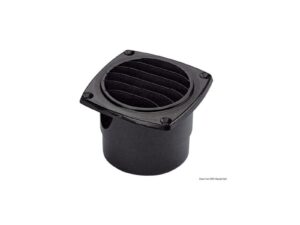 Grille prise air ABS gris 85x85 mm