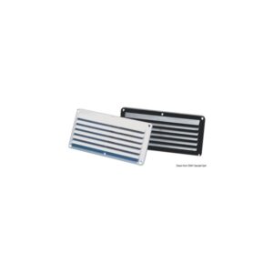 Grille aération ronde inox poli Ø 178mm + moustiq.