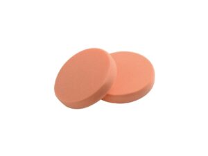 Tampons en mousse blue 80x30 mm moyen-souple 2 pièces
