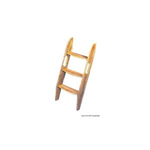 Echelle teck 3 marches 101cm