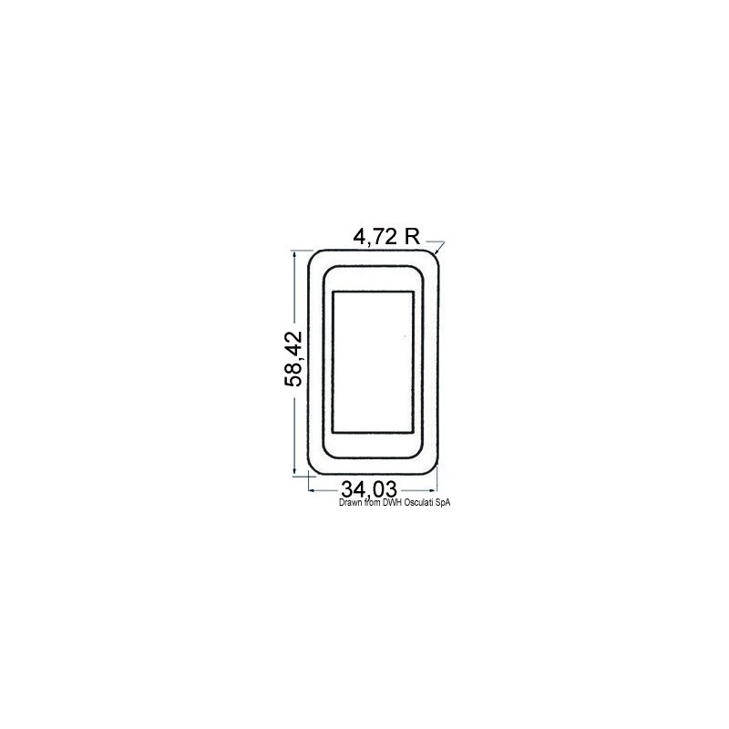 Platine plastique pour 1 interrupteur – Image 2