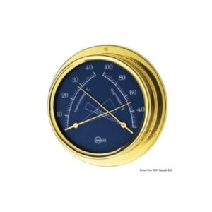 Hygro-thermomètre bleu Barigo Regatta