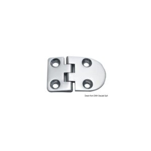 Charnière B 95° AISI316 63x40 mm