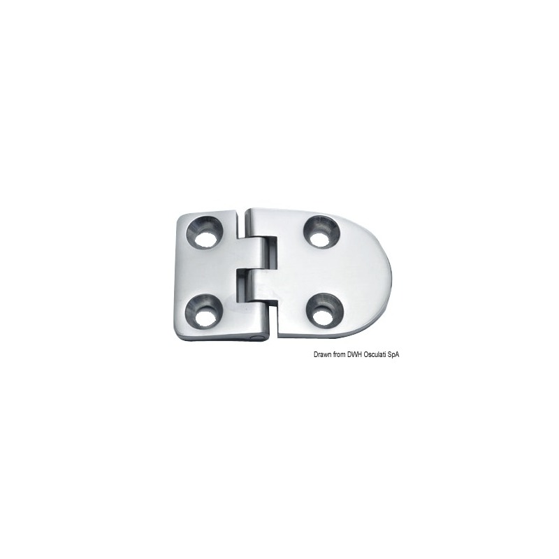 Charnière B 95° AISI316 63x40 mm