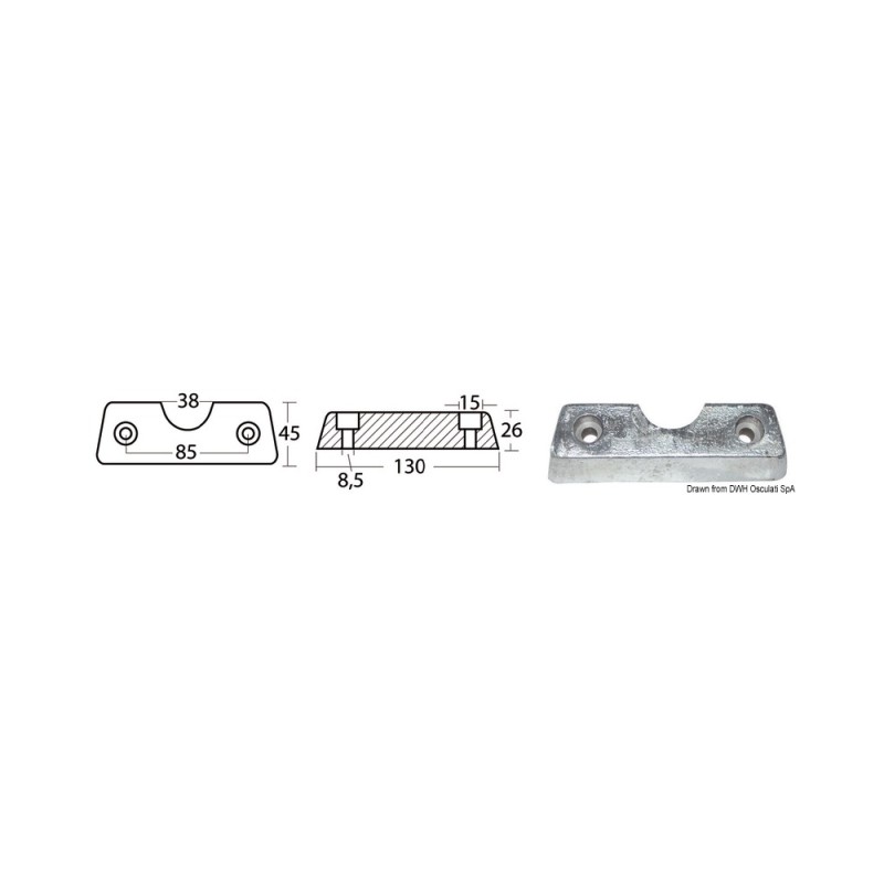 Anode base zinc Duo Prop 872139-1 – Image 2