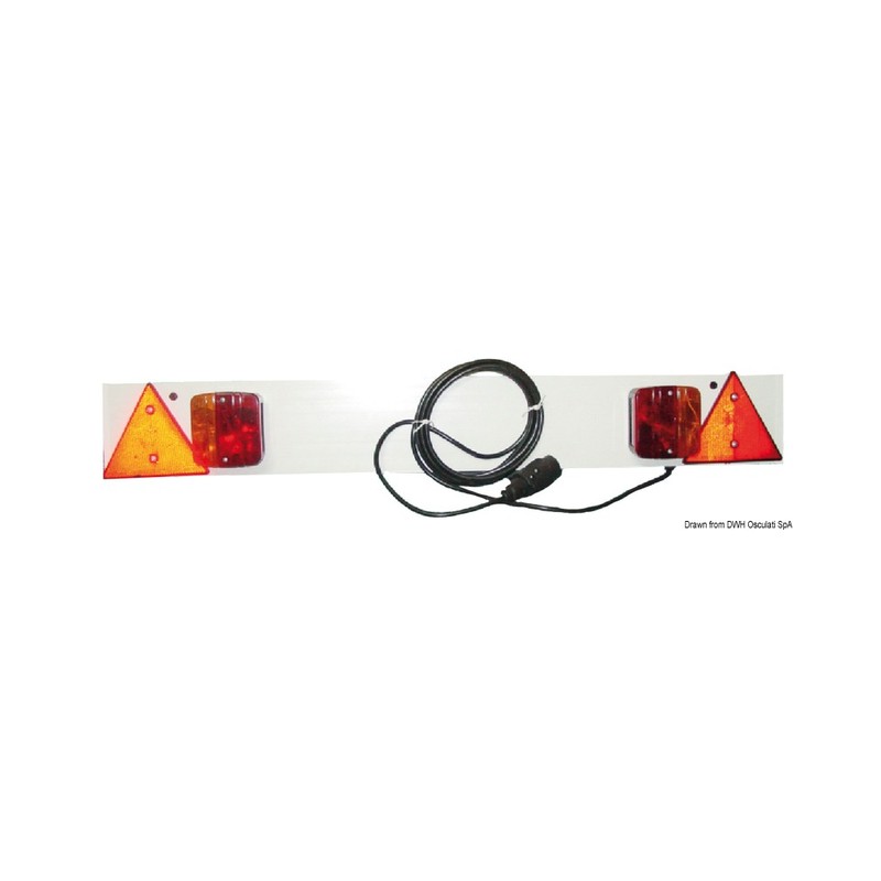 Barre arrière en plastique avec feux 120 cm – Image 2